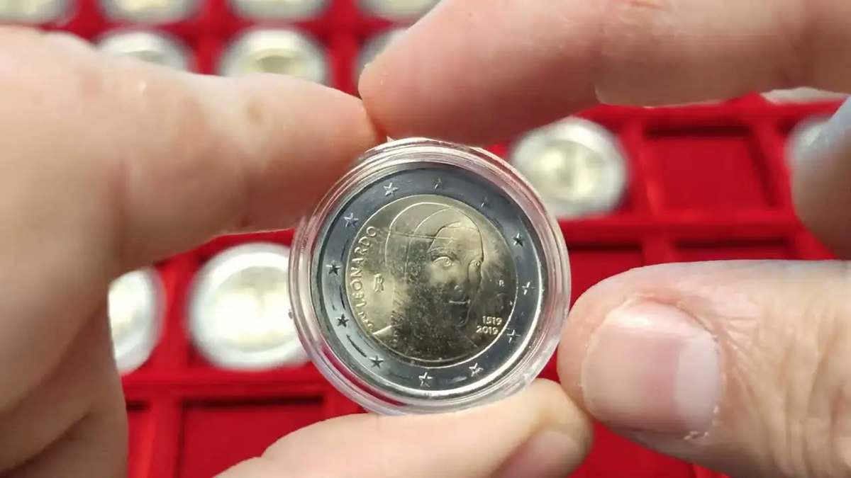 Si vous trouvez Léonard de Vinci sur une pièce de 2 €, vous êtes riche : voici combien elle vaut